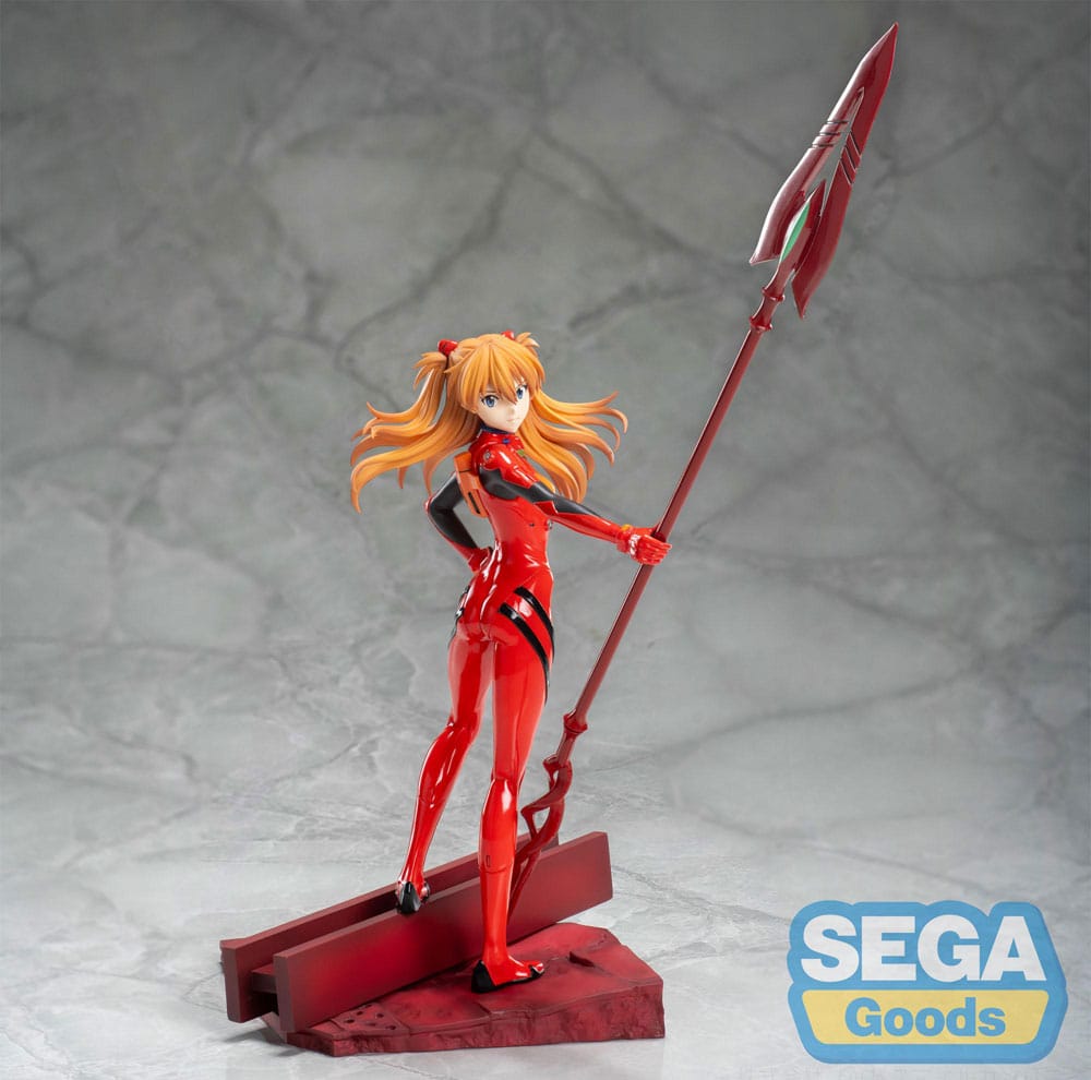 SU ORDINAZIONE Evangelion: 3.0+1.0 Thrice Upon a Time Luminasta PVC Statue Asuka Shikinami Langley x Spear of Longinus 20 cm