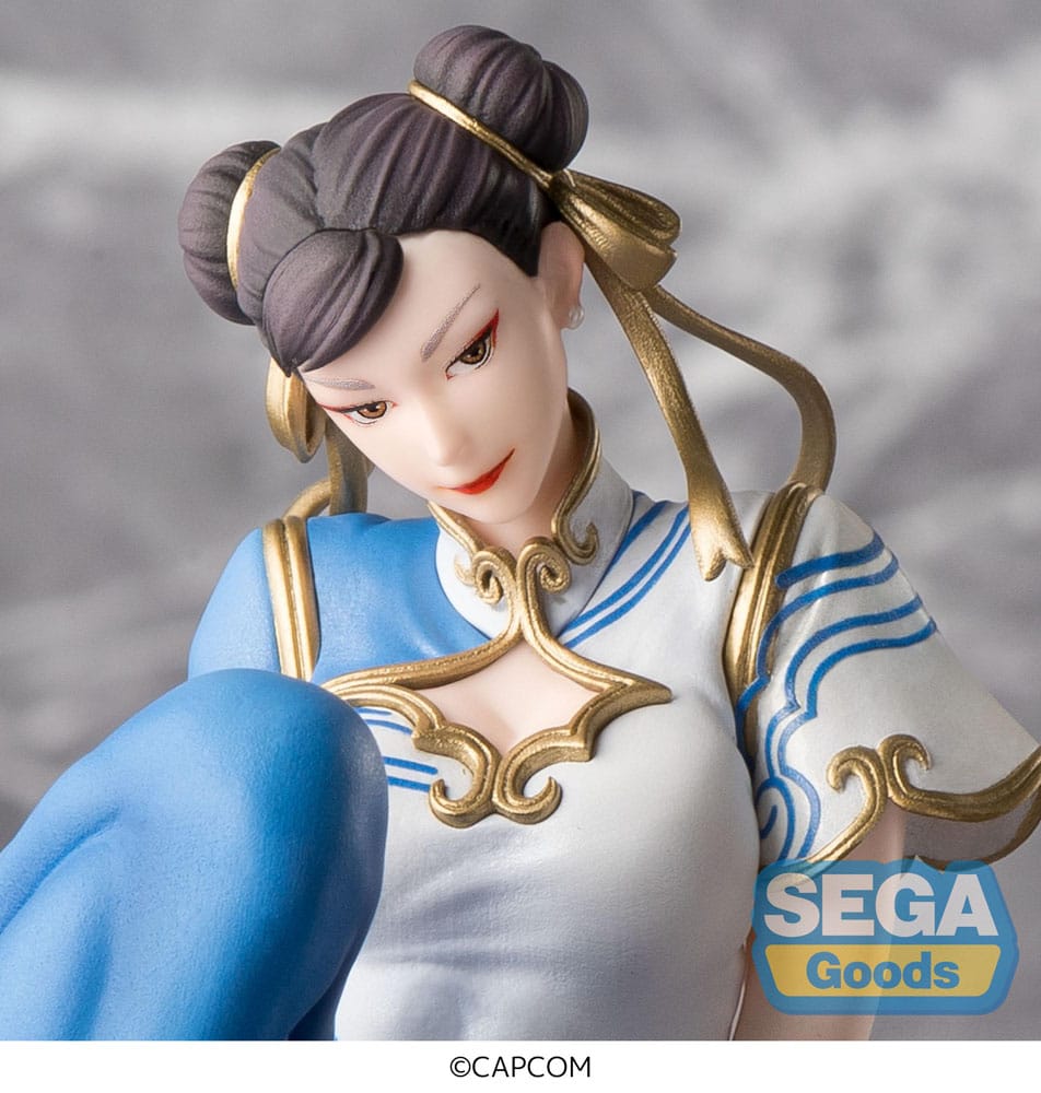 PREORDINE+ 10/2025 Street Fighter 6 PM Perching PVC Statue Chun-Li 14 cm