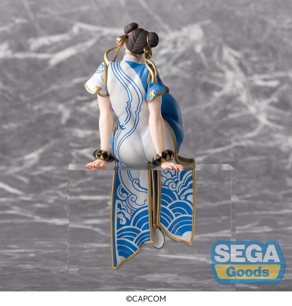 PREORDINE+ 10/2025 Street Fighter 6 PM Perching PVC Statue Chun-Li 14 cm