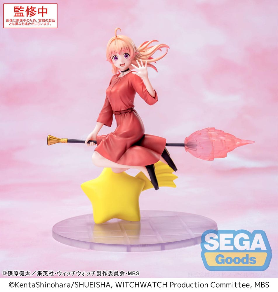 SU ORDINAZIONE Witch Watch Luminasta PVC Statue Nico Wakatsuki 14 cm