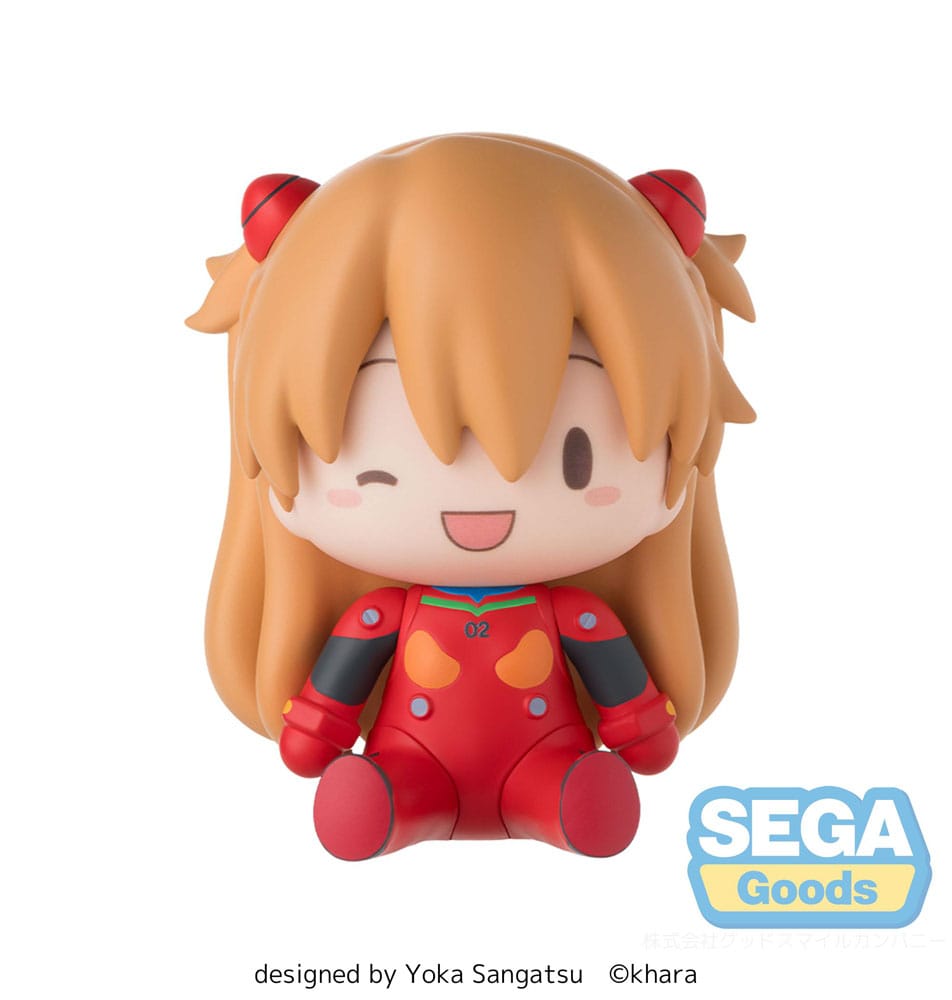 SU ORDINAZIONE Evangelion: New Theatrical Edition Fuwa Petit Chibi Figure Asuka Plug Suit 8 cm