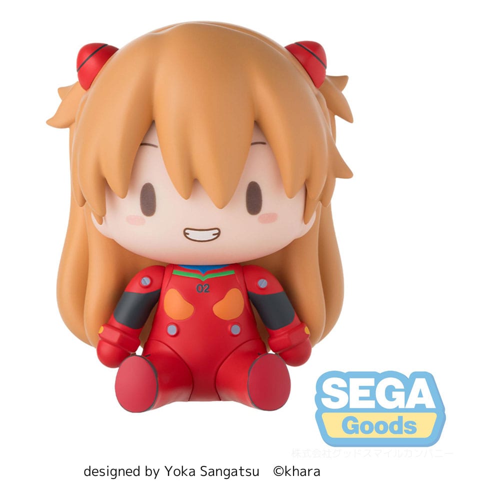 SU ORDINAZIONE Evangelion: New Theatrical Edition Fuwa Petit Chibi Figure Asuka Plug Suit 8 cm