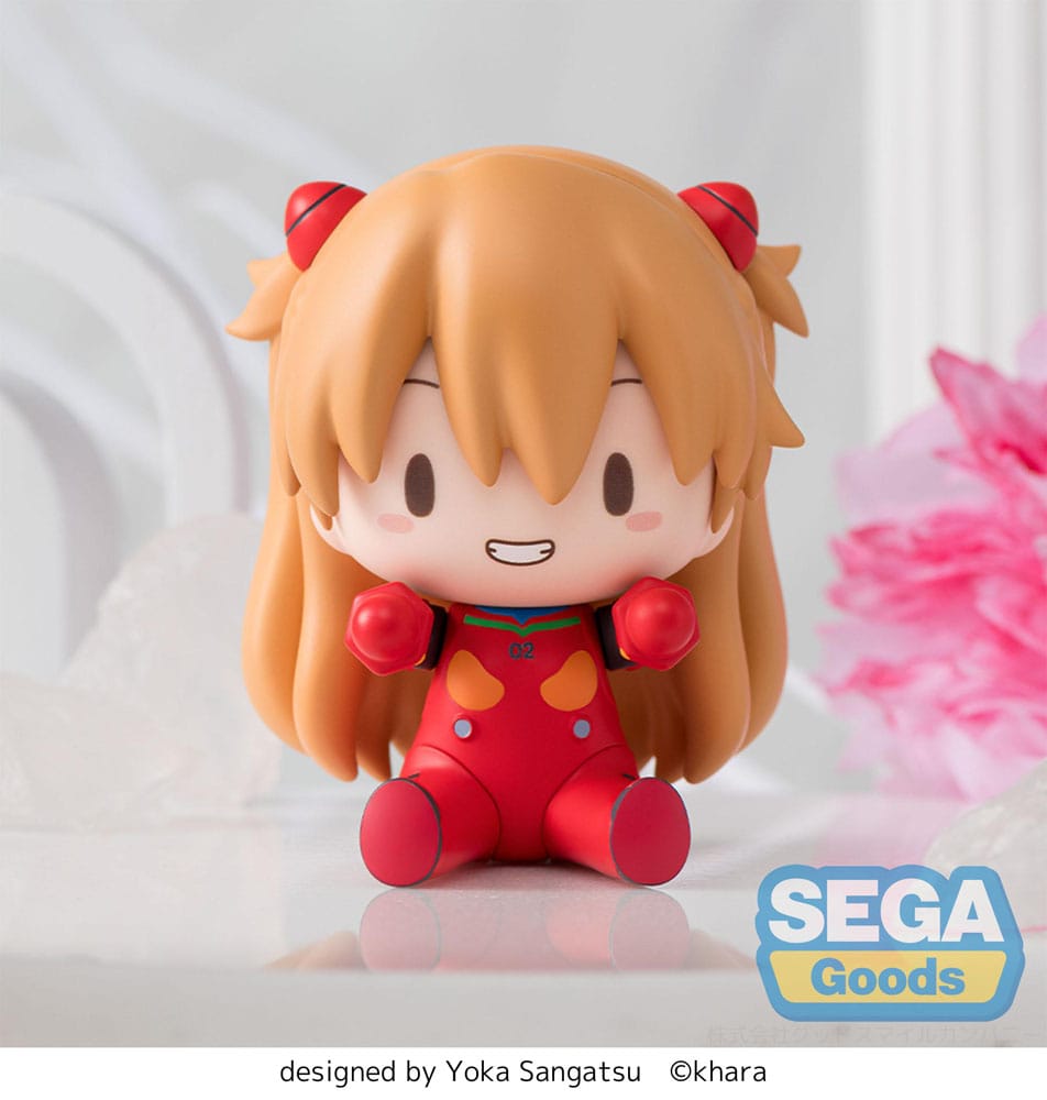 SU ORDINAZIONE Evangelion: New Theatrical Edition Fuwa Petit Chibi Figure Asuka Plug Suit 8 cm