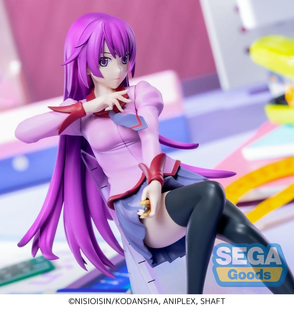 PREORDINE+ 02/2027 Monogatari Series Luminasta PVC Figure Hitagi Senjyogahara 19 cm