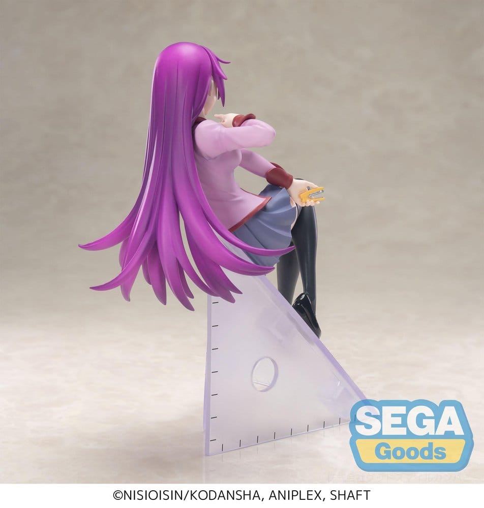 PREORDINE+ 02/2027 Monogatari Series Luminasta PVC Figure Hitagi Senjyogahara 19 cm