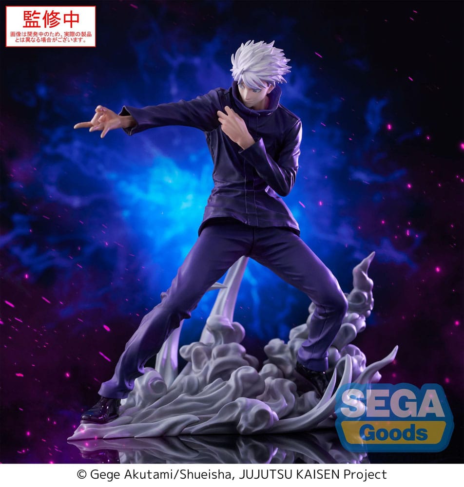 PREORDER+ CLOSED 03/2026 Jujutsu Kaisen Luminasta PVC Statue Satoru Gojo Hollow Purple (Kyoshiki Murasaki) 21 cm