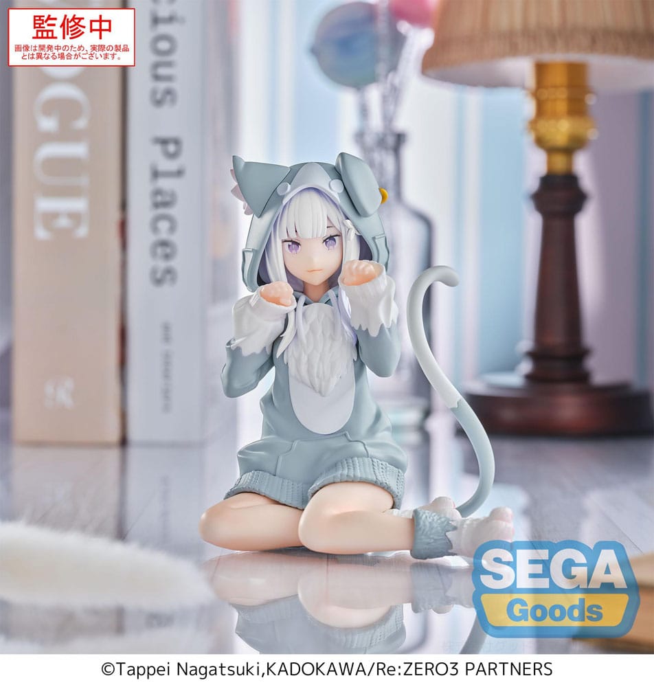 PREORDER+ 02/2026 Re:Zero Starting Life in Another World Yumemirize PVC Statue Emilia Mofumofu Pack 11 cm