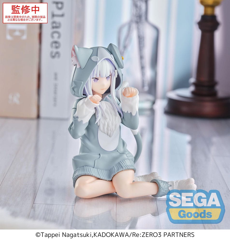 PREORDER+ 02/2026 Re:Zero Starting Life in Another World Yumemirize PVC Statue Emilia Mofumofu Pack 11 cm