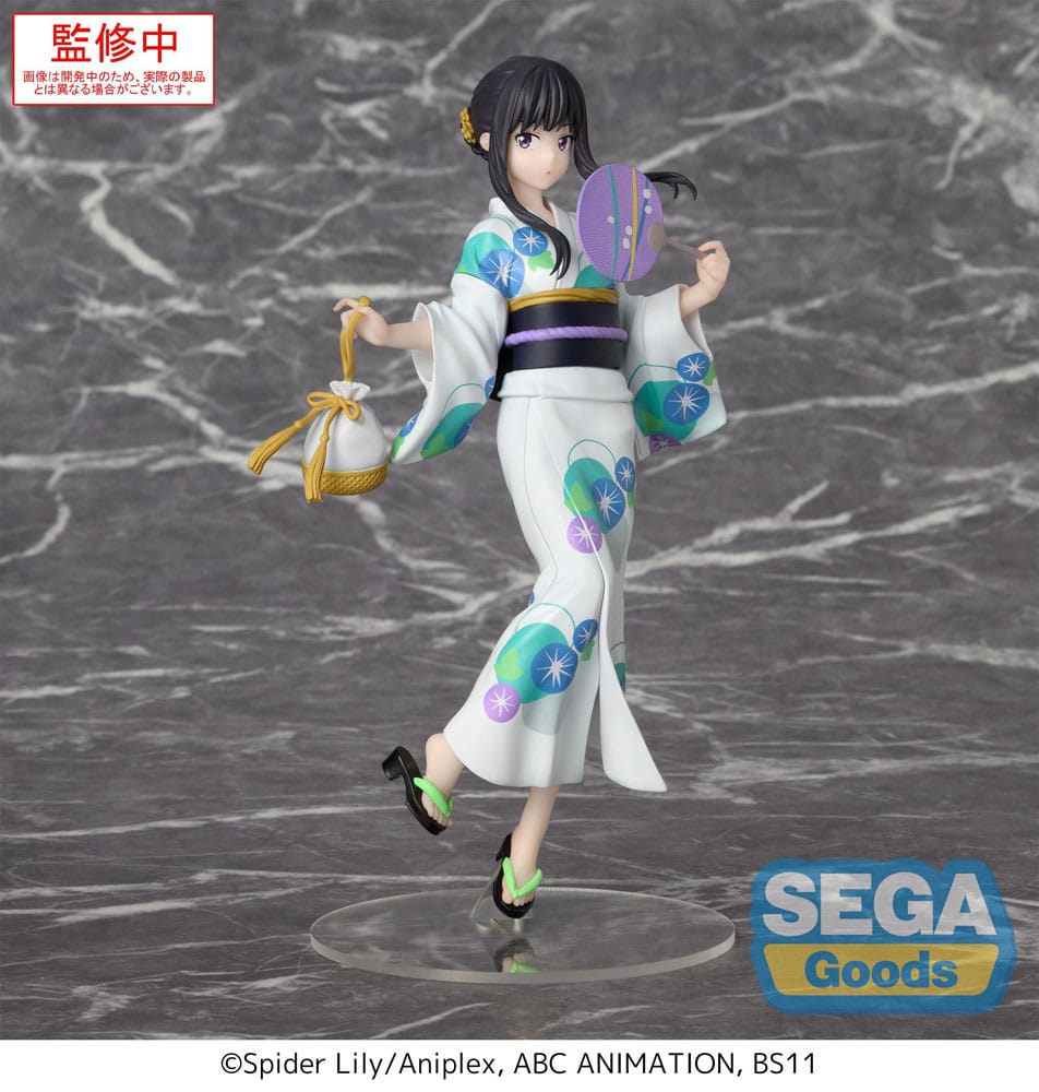 MADE TO ORDER Lycoris Recoil Luminasta PVC Statue Takina Inoue Festival in Yukata 19 cm