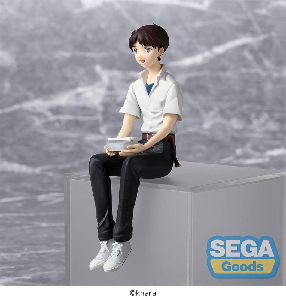 PREORDINE+ 01/2026 Rebuild of Evangelion PM Perching PVC Statue Shinji Ikari Evangelion New Theatrical Edition 14 cm