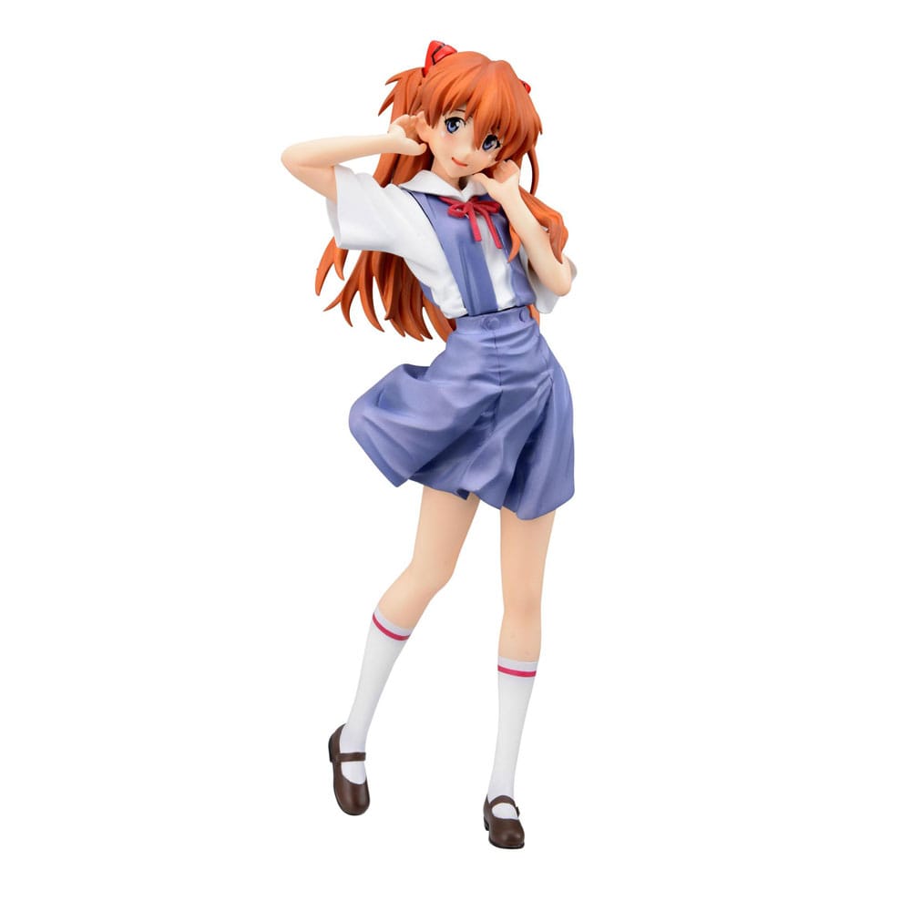 SU ORDINAZIONE Neon Genesis Evangelion XStellar PVC Statue Asuka Uniform Ver. 21 cm ESAURITO