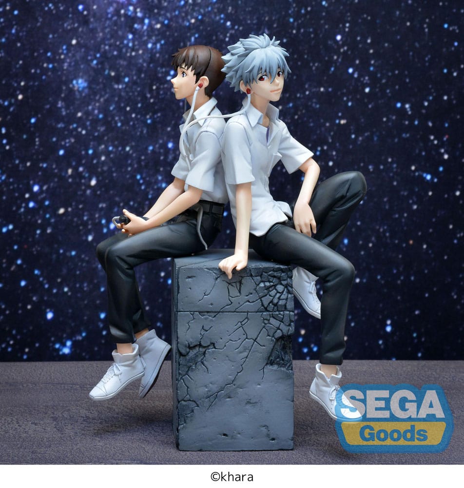 PREORDER+ 03/2026 Rebuild of Evangelion Luminasta PVC Statue Shinji & Kaworu Evangelion: New Theatrical Edition Shinji Ver. 17 cm
