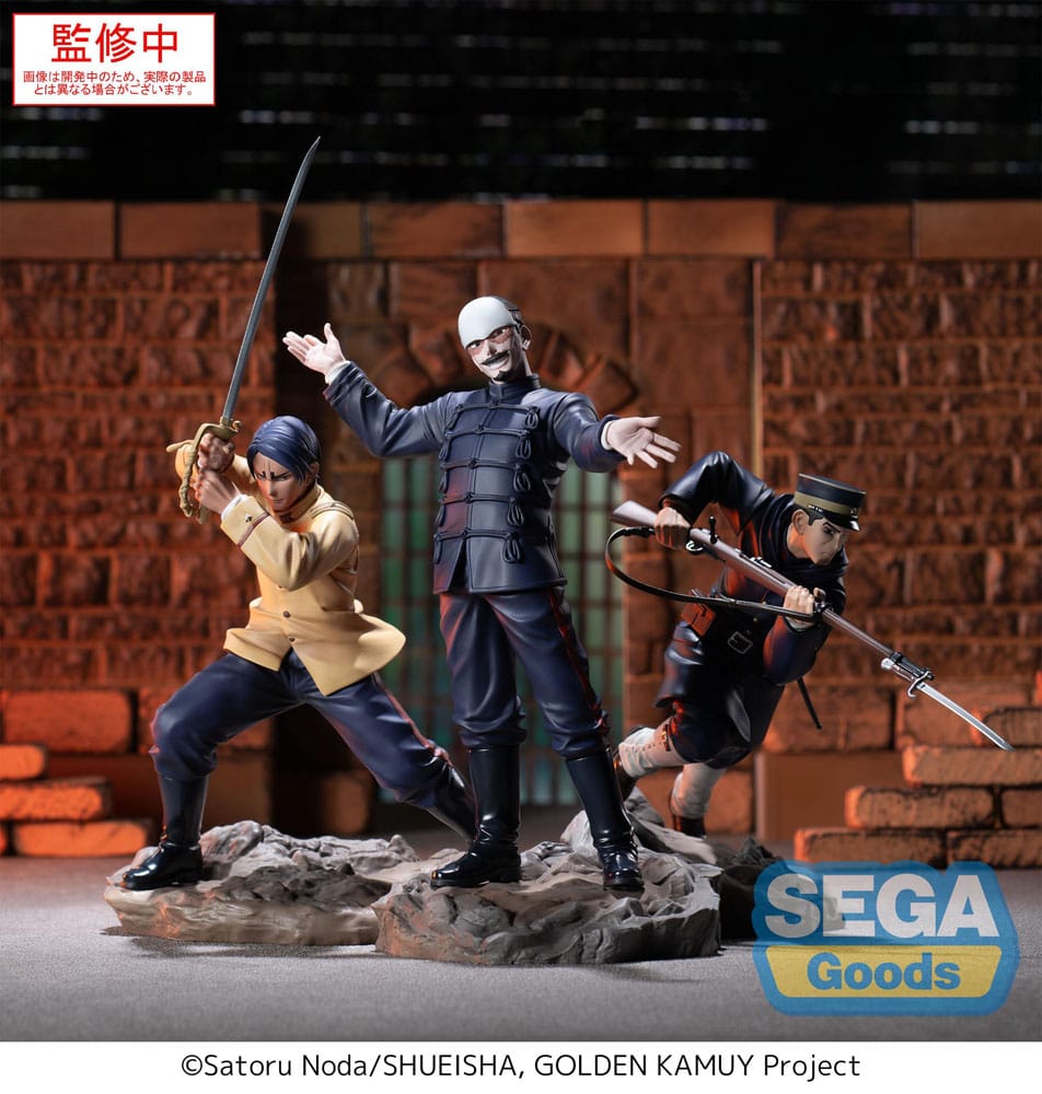 PREORDER+ 06/2026 Golden Kamuy XrossLink PVC Statue First Lieutenant Tsurumi 17 cm
