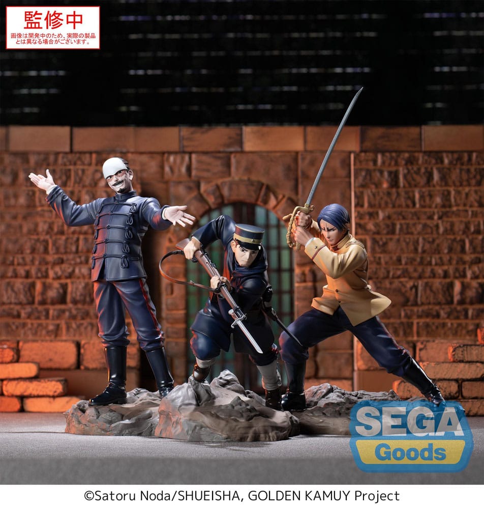 PREORDER+ 06/2026 Golden Kamuy XrossLink PVC Statue Sergeant Tsukishima 14 cm