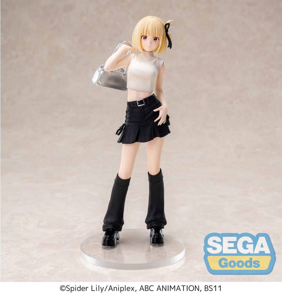 PREORDINE+ 04/2027 Lycoris Recoil High Premium Figure PVC Figure Chisato Nishikigi Street Snap 20 cm