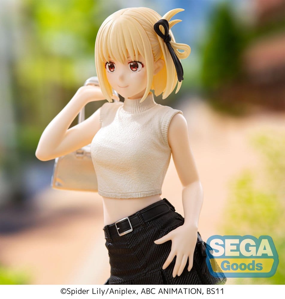 VORBESTELLUNG+ 04/2027 Lycoris Recoil High Premium Figur PVC Figur Chisato Nishikigi Street Snap 20 cm