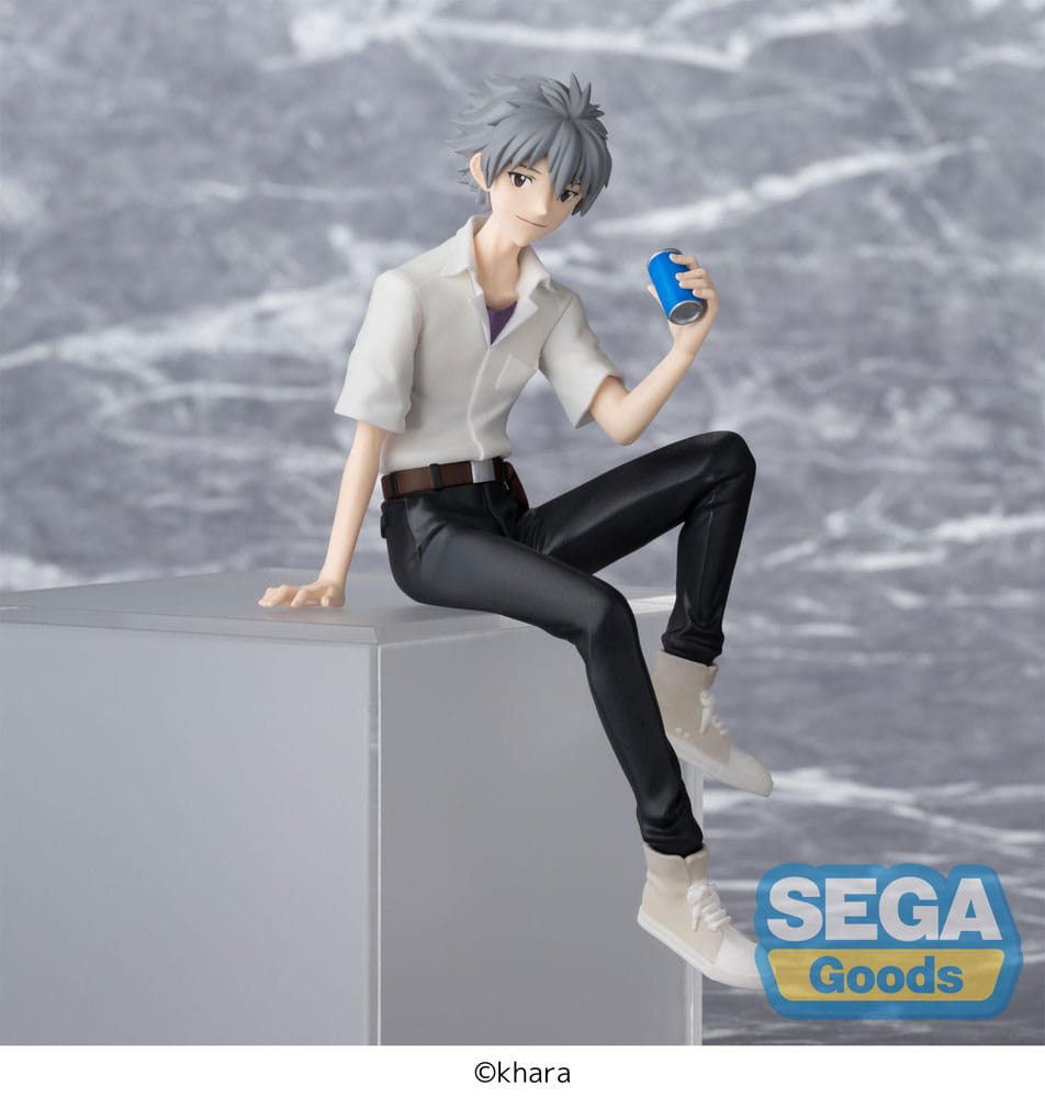 PREORDER+ 04/2026 Evangelion: New Theatrical Edition PM Perching PVC Statue Kaworu Nagisa 14 cm