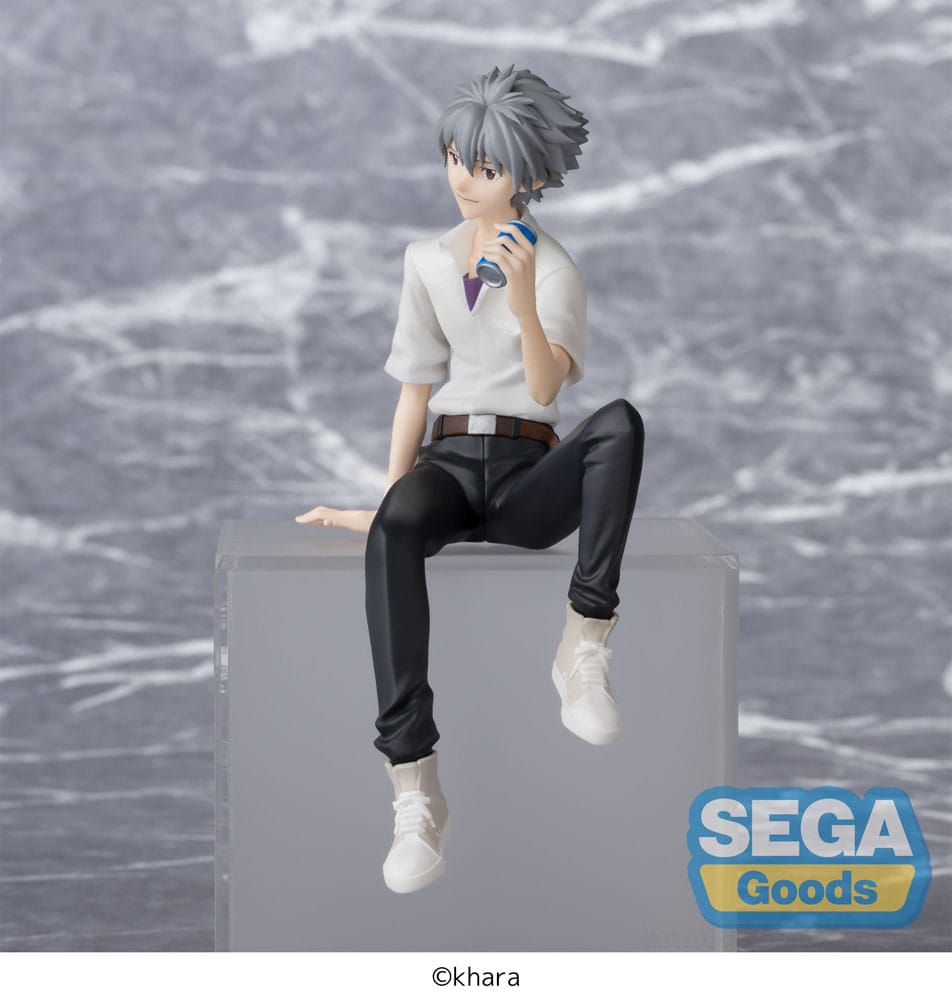 PREORDER+ 04/2026 Evangelion: New Theatrical Edition PM Perching PVC Statue Kaworu Nagisa 14 cm