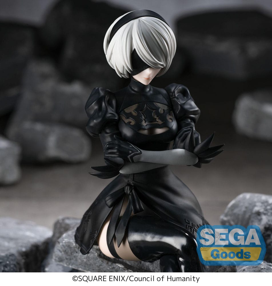 PREORDER+ 05/2026 NieR:Automata Ver1.1a PM Perching PVC Statue 2B 13 cm
