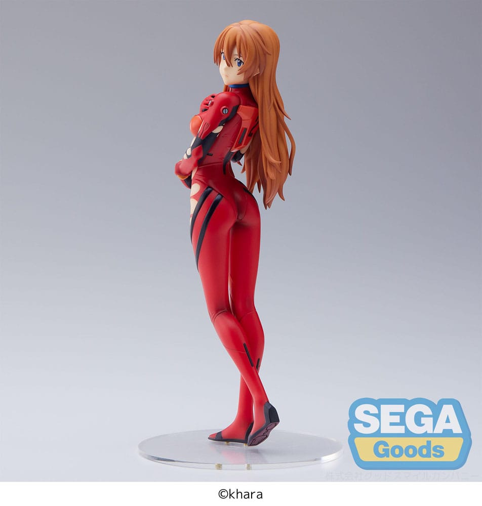 PREORDINE ESAURITO EVANGELION: 3.0+1.0 Thrice Upon a Time SPM PVC Statue Asuka Langley On The Beach (re-run) 21 cm