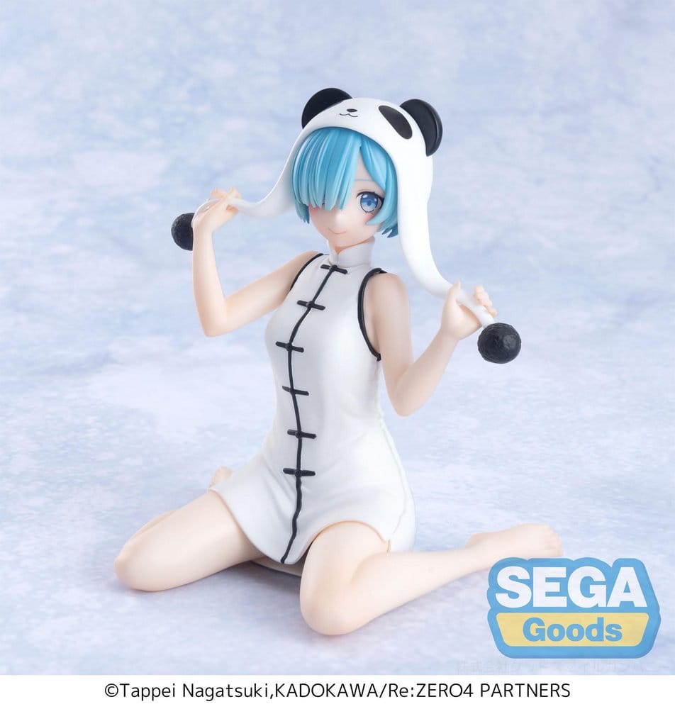 PREORDINE+ 10/2026 Re:Zero Starting Life in Another World Yumemirize PVC Statue Rem Panda 11 cm
