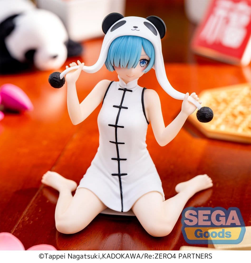PREORDINE+ 10/2026 Re:Zero Starting Life in Another World Yumemirize PVC Statue Rem Panda 11 cm