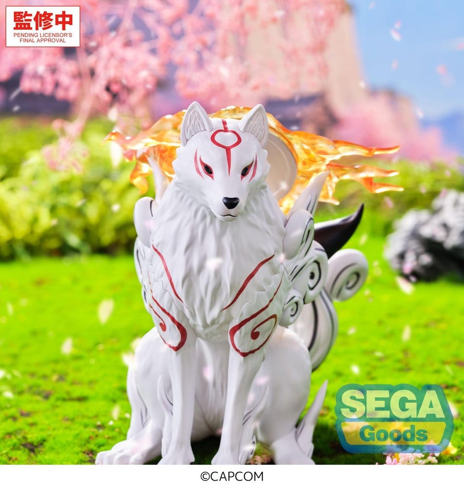 PREORDINE+ 06/2027 Okami High Premium Figure PVC Figure Amaterasu 14 cm