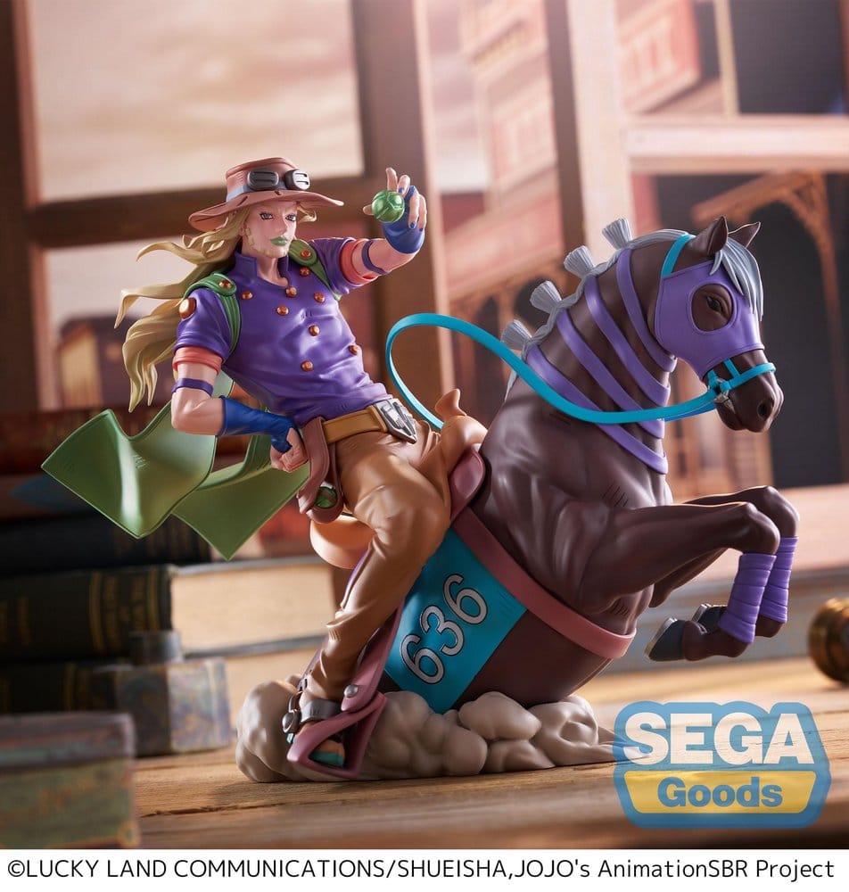 PREORDINE+ 01/2027 JoJo's Bizarre Adventure: Steel Ball Run XrossLinkMAX PVC Figure Gyro Zeppeli 18 cm