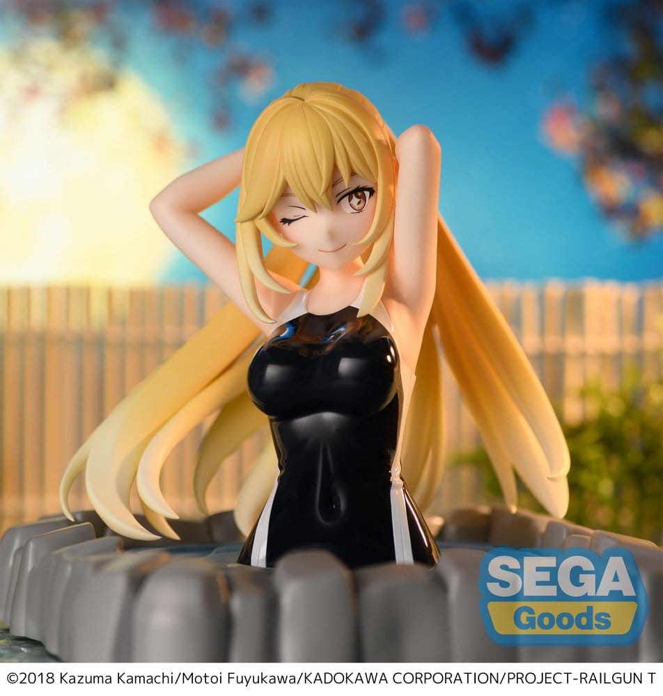 PREORDINE+ 10/2026 A Certain Scientific Railgun T Thermae Utopia PVC Statue Misaki Shokuhou 14 cm