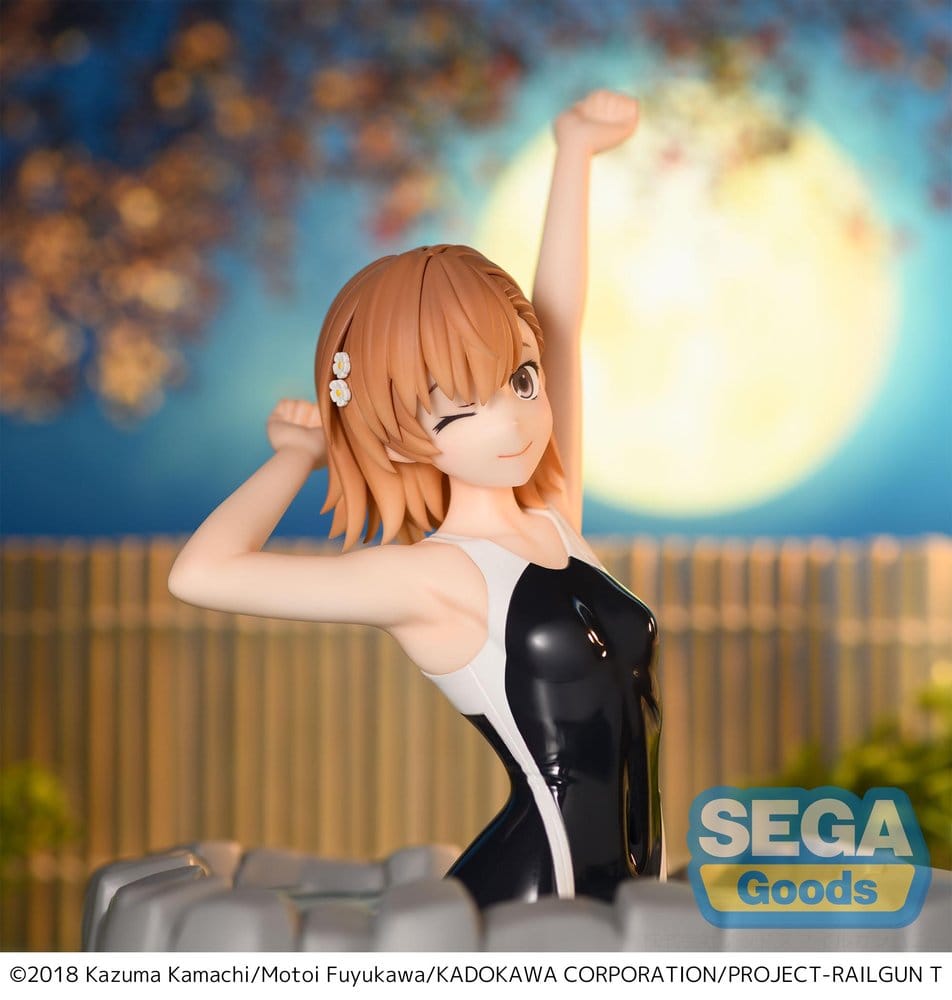 PREORDINE+ 10/2026 A Certain Scientific Railgun T Thermae Utopia PVC Statue Mikoto Misaka 14 cm