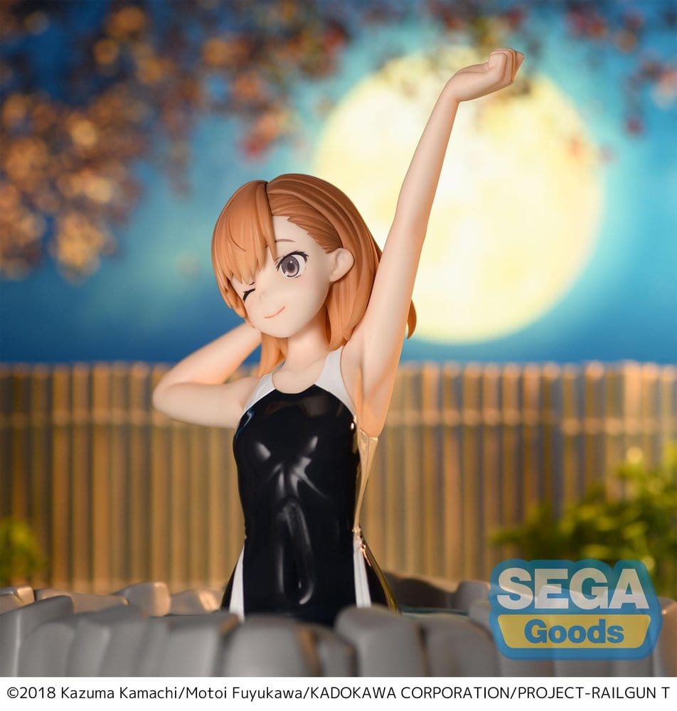 PREORDINE+ 10/2026 A Certain Scientific Railgun T Thermae Utopia PVC Statue Mikoto Misaka 14 cm