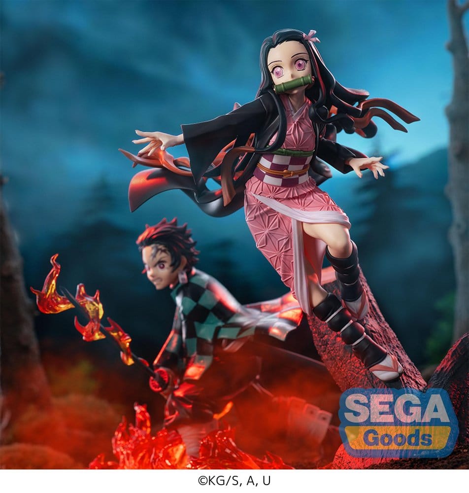 PREORDINE+ 10/2026 Demon Slayer: Kimetsu no Yaiba XrossLink PVC Statue Nezuko Kamado 16 cm