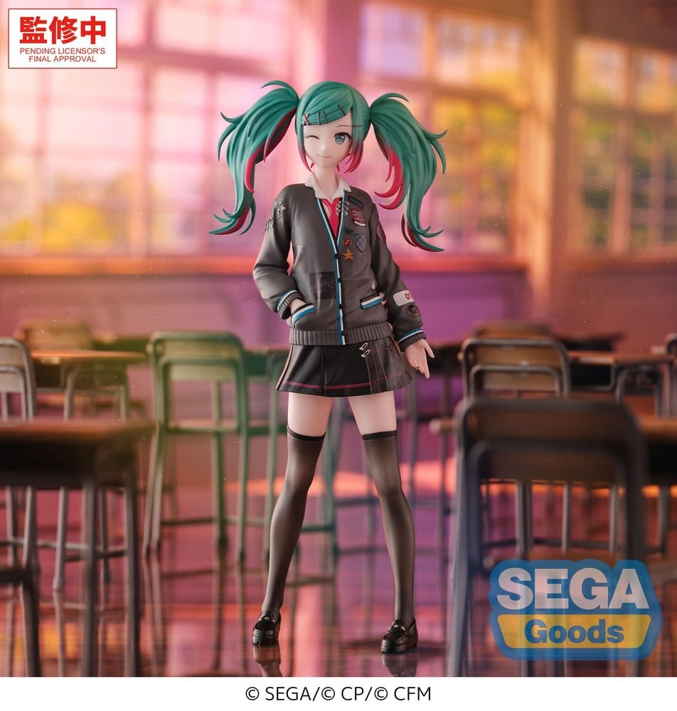 PREORDINE+ 05/2027 Hatsune Miku: Colorful Stage! XStellar PVC Figure School SEKAI ~Brand New World~ 19 cm