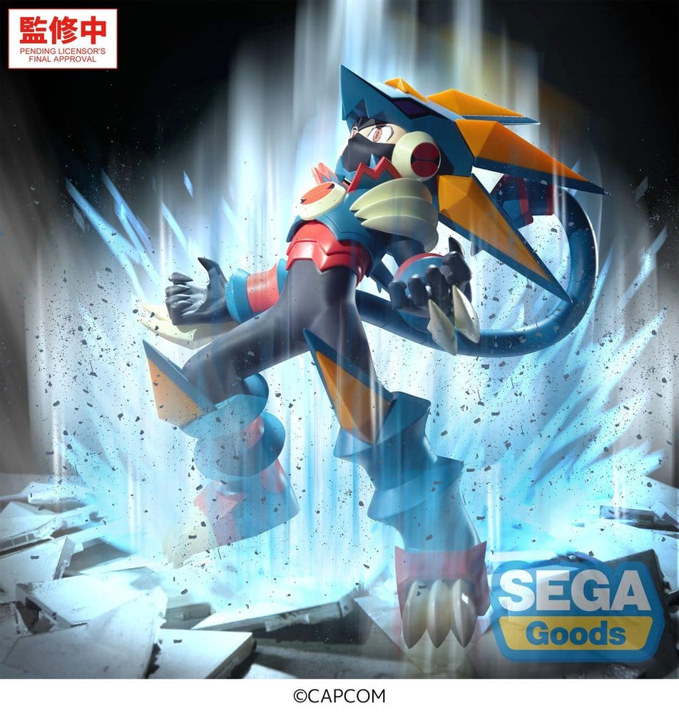 PREORDINE+ 02/2027 Mega Man Battle Network Luminasta PVC Figure Mega Man Gregar Beast 17 cm