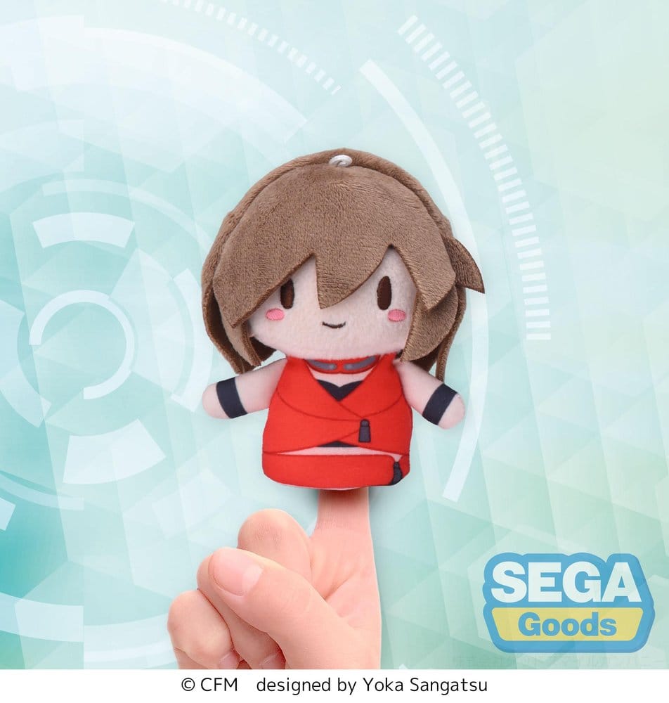PREORDINE+ 06/2027 Vocaloid Fuwa Petit Plush Figure MEIKO Finger Mascot 10 cm