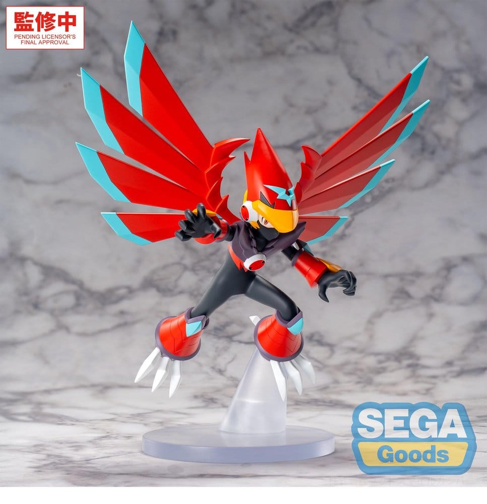 PREORDINE+ 05/2027 Mega Man Battle Network Luminasta PVC Figure Mega Man Falzar Beast 19 cm