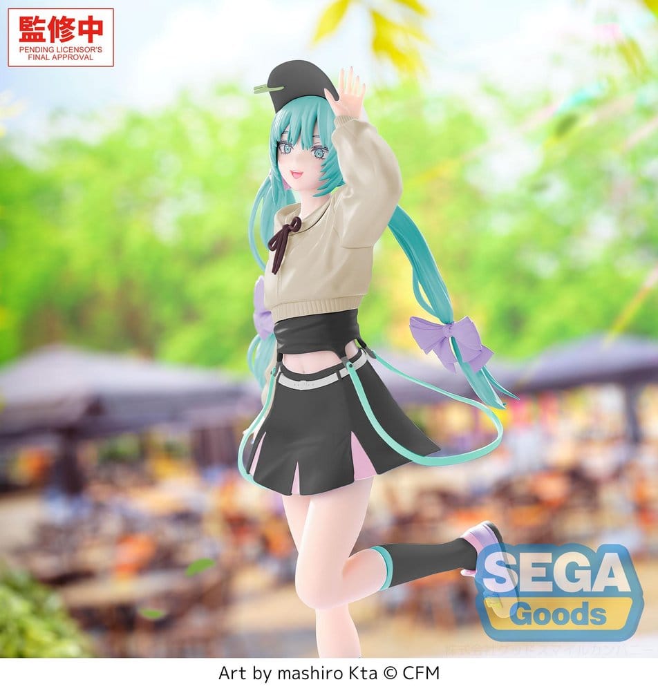 PREORDINE+ 06/2027 Hatsune Miku Luminasta PVC Figure Hatsune Miku Conceptual Series Vol.2 Stroll Ver. 21 cm