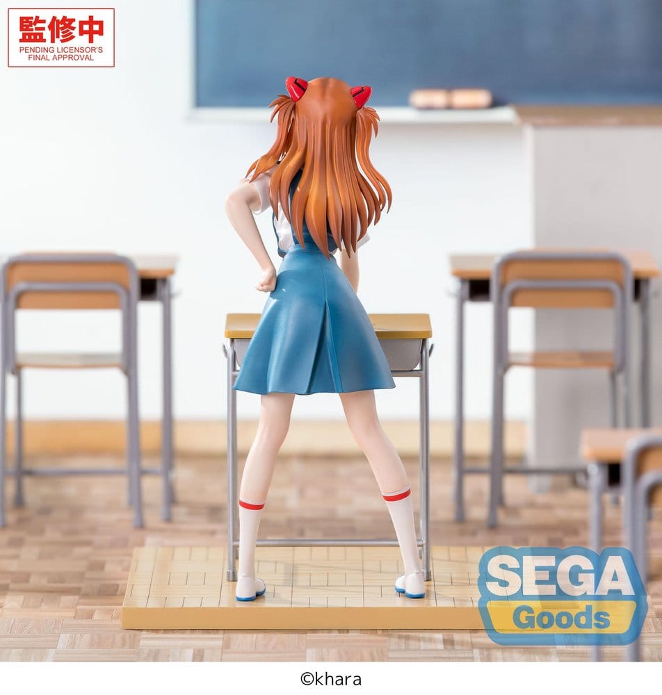 PREORDINE+ 06/2027 Evangelion: New Theatrical Edition XStellar PVC Figure Asuka Shikinami Langley Uniform Ver. 19 cm