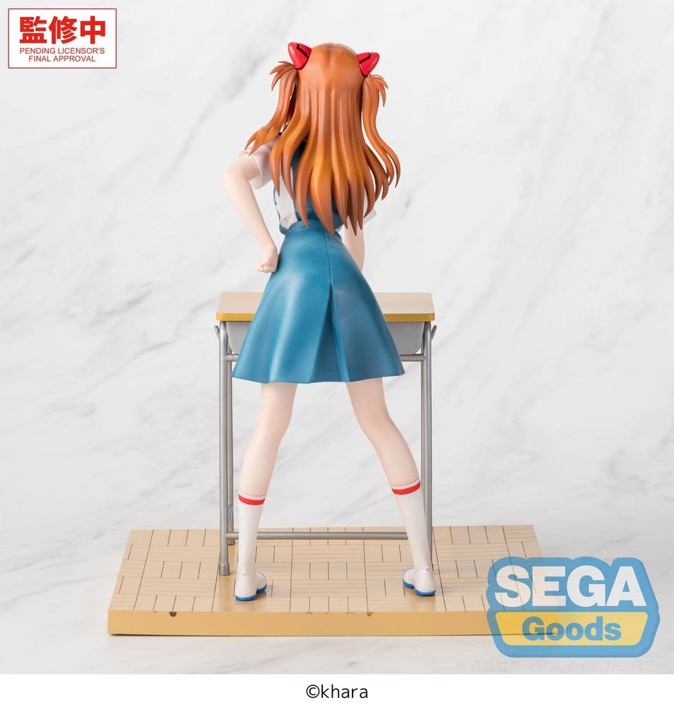 PREORDINE+ 06/2027 Evangelion: New Theatrical Edition XStellar PVC Figure Asuka Shikinami Langley Uniform Ver. 19 cm