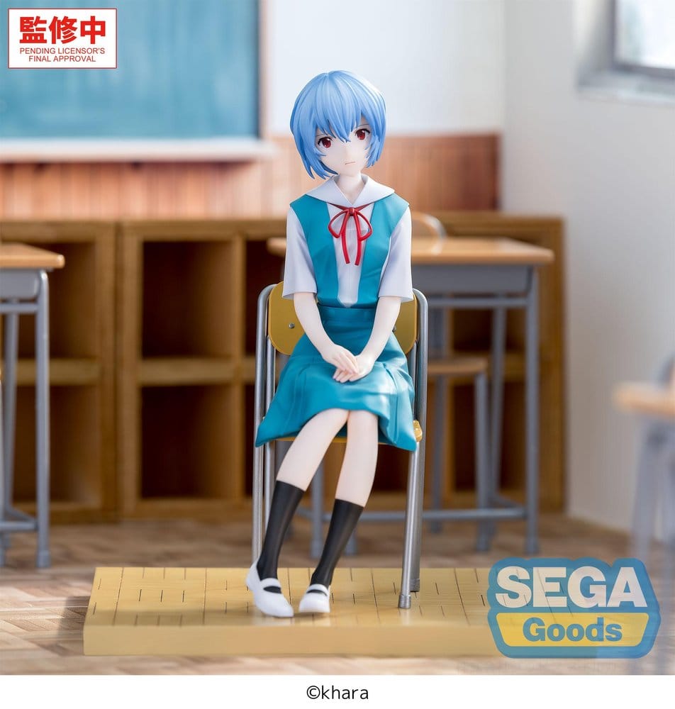 PREORDINE+ 06/2027 Evangelion: New Theatrical Edition XStellar PVC Figure Rei Ayanami Uniform Ver. 16 cm