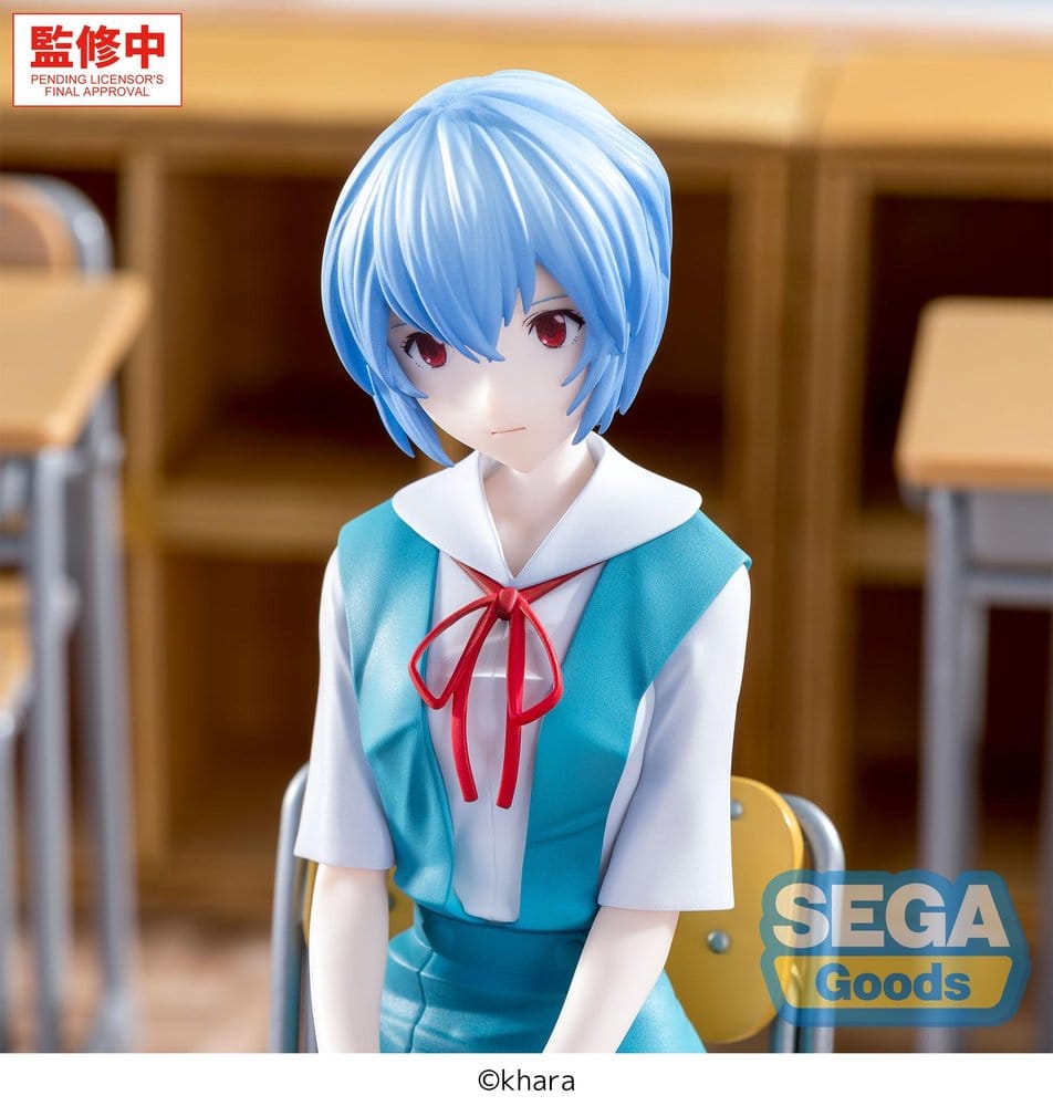 PREORDINE+ 06/2027 Evangelion: New Theatrical Edition XStellar PVC Figure Rei Ayanami Uniform Ver. 16 cm