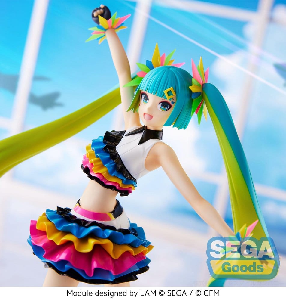 PREORDINE+ 05/2027 Hatsune Miku Project DIVA MEGA39's FIGURIZM PVC Figure Hatsune Miku - Catch the Wave 25 cm