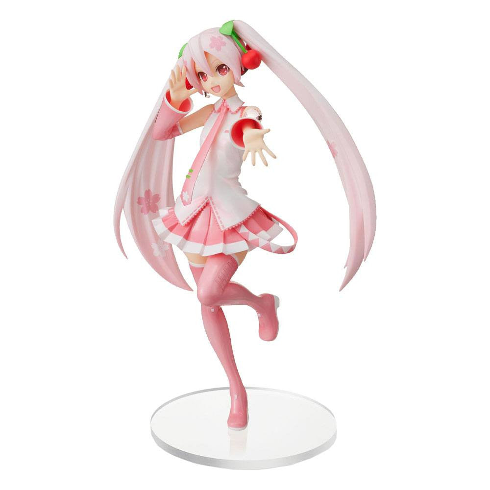 IN STOCK (Scatola Danneggiata) Hatsune Miku SPM Statue Sakura Miku Ver. 3 21 cm