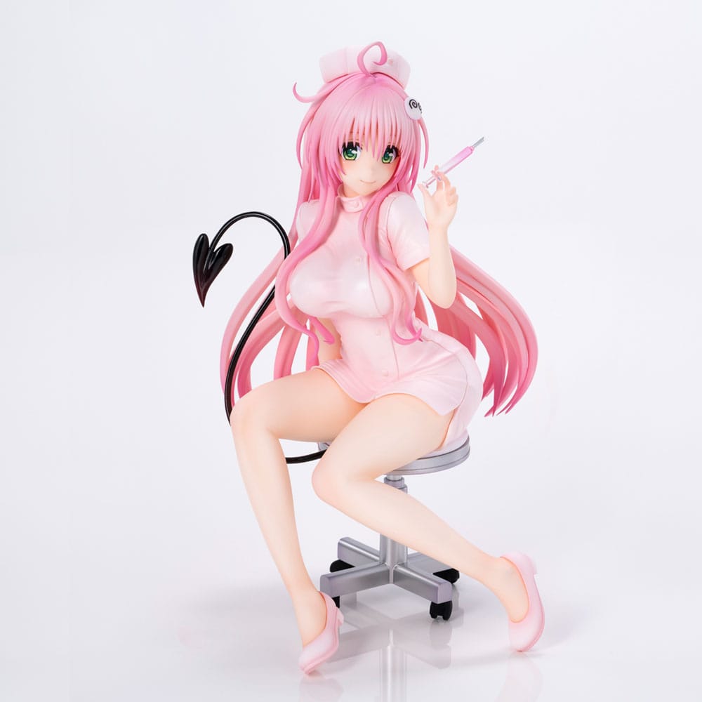 SU ORDINAZIONE To Love-Ru Darkness Statue PVC Lara Satalin Deviluke Nurse Cos 26 cm *PREZZO SPECIALE*