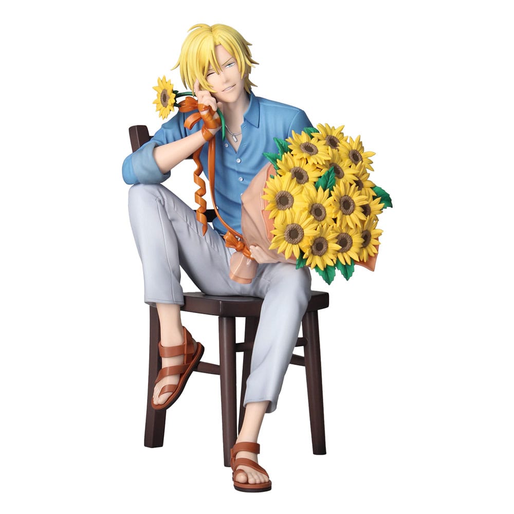 SU ORDINAZIONE Banana Fish PVC Statue 1/8 Ash Lynx Birthday Ver. 18 cm *PREZZO SPECIALE*