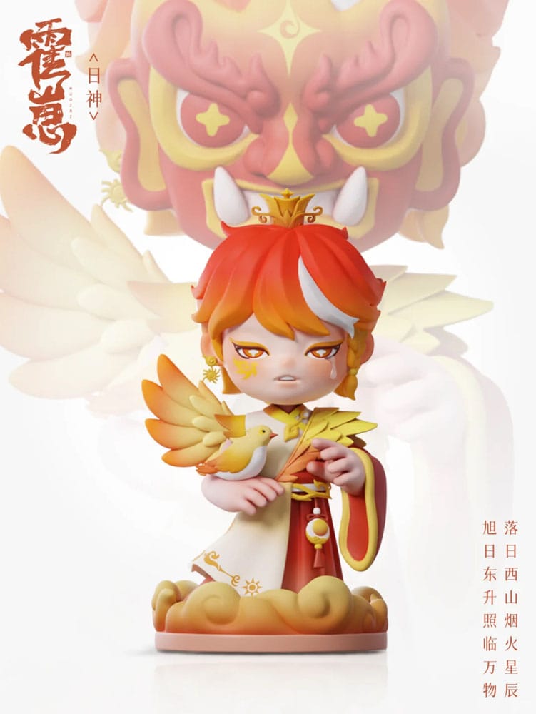 SU ORDINAZIONE Original Character Trading Figures Huozai Wusheng Group Portrait Series 8 cm Assortment (6)