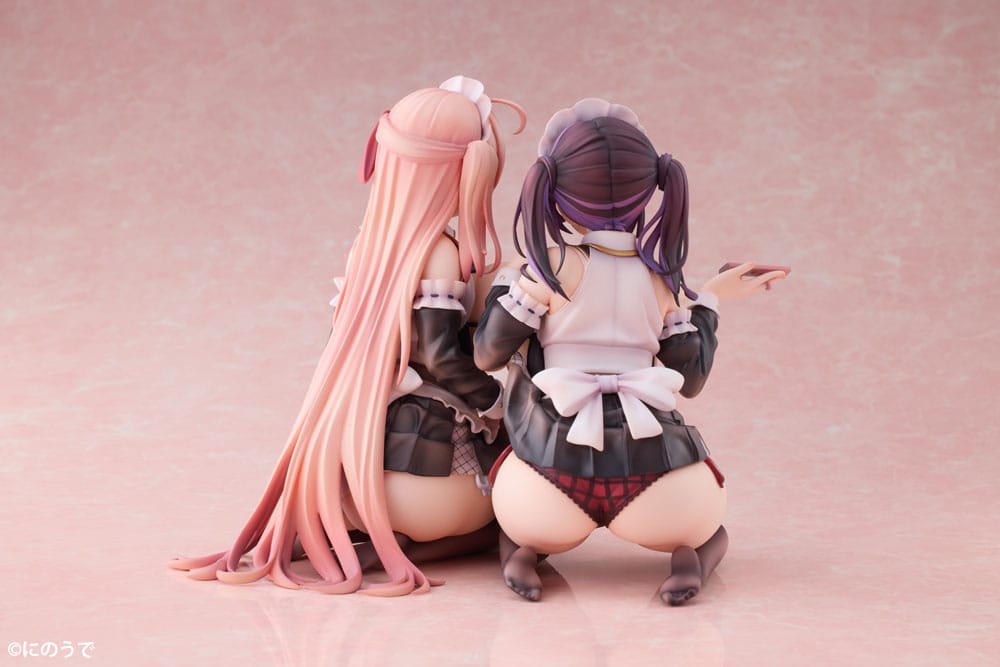 PREORDINE 04/2026 Original Character PVC Statues 1/5 2-Set Koho Miya & Otsuhane Fuwari illustration by Ninoude 18 cm (PREORDINE NON CANCELLABILE)