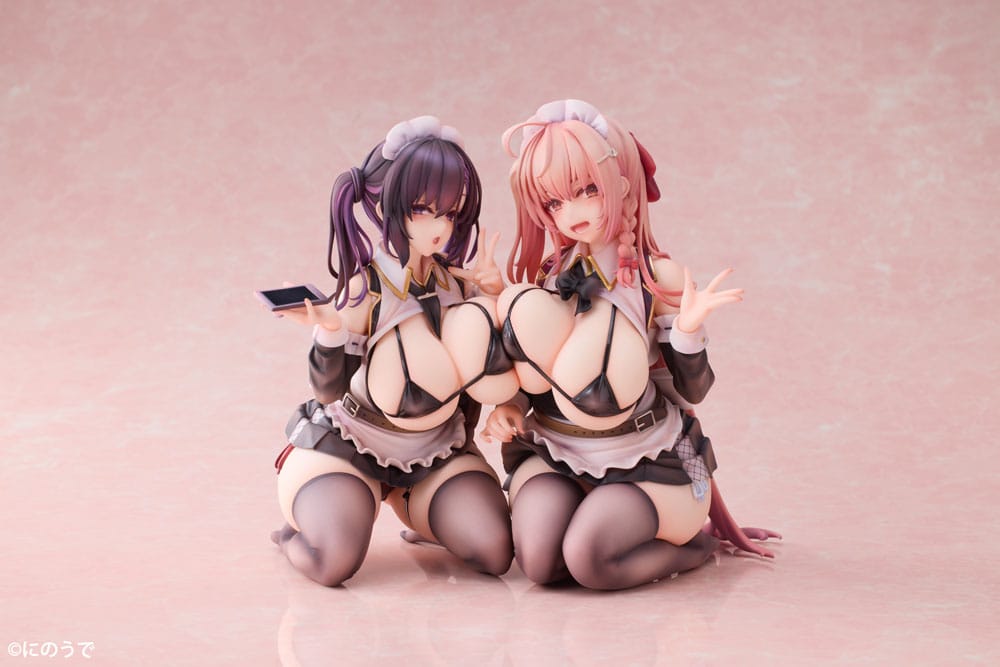 PREORDINE 04/2026 Original Character PVC Statues 1/5 2-Set Koho Miya & Otsuhane Fuwari illustration by Ninoude 18 cm (PREORDINE NON CANCELLABILE)