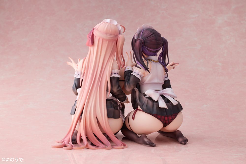 PREORDINE 04/2026 Original Character PVC Statues 1/5 2-Set Koho Miya & Otsuhane Fuwari illustration by Ninoude 18 cm (PREORDINE NON CANCELLABILE)