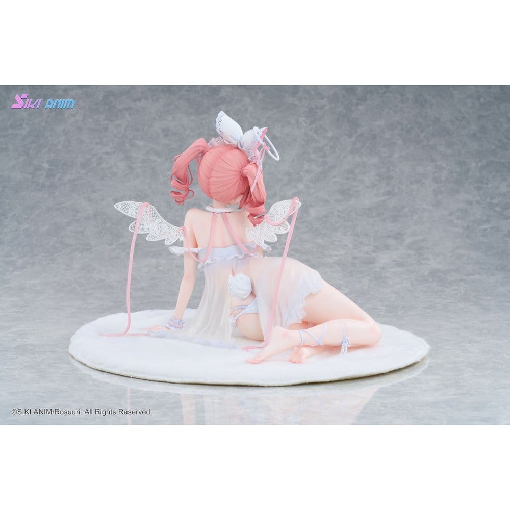 PREORDINE+ 10/2027 Original Character PVC Figure 1/4 White Rabbit Rosu Angel Ver. Illustrated by Rosuuri 23 cm
